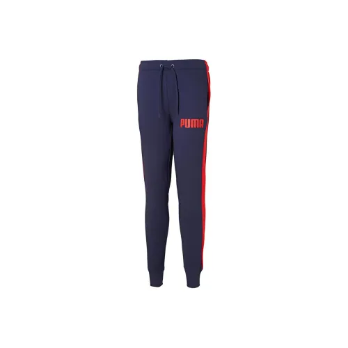 PUMA Track Pants Knitted Sports Pants Men's Marine Blue