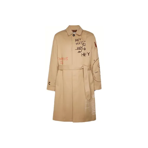 COACH Trench Coats Men Brown