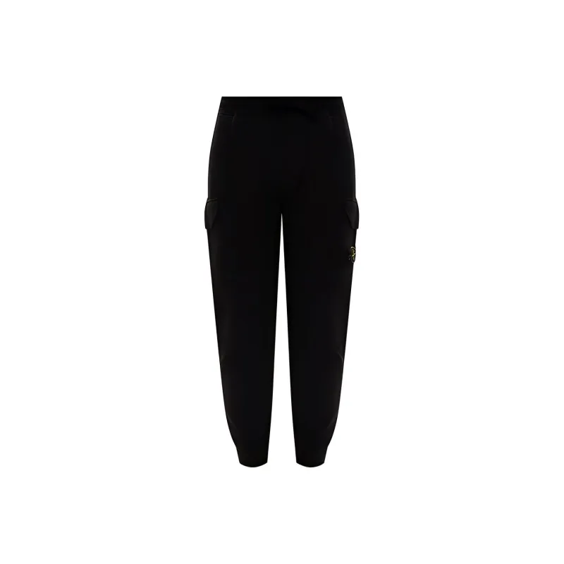 STONE ISLAND Knitted Sweatpants Men Black-0