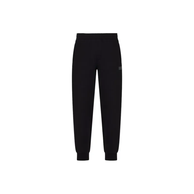 ARMANI EXCHANGEAE SS25 Knitted Sweatpants Men's Black-0