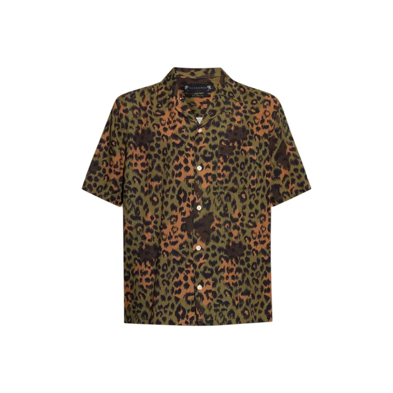 ALLSAINTS Leopard Print Casual Shirt-0