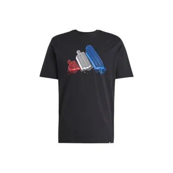 Adidas Free Shipping With AdiClub Lounge Ice Graphic Tee