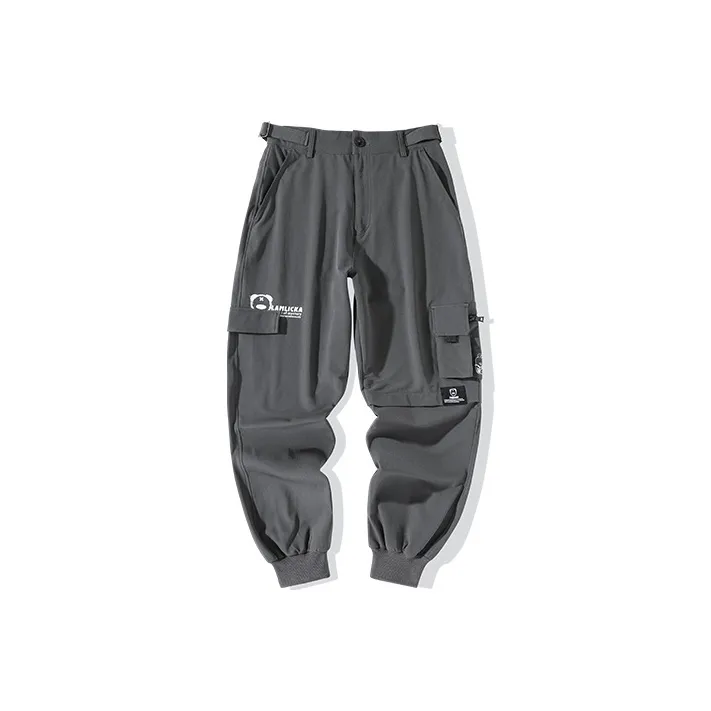 LAMLICKA Cargo Pants Unisex Gray-0