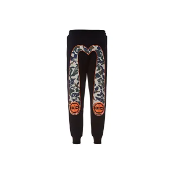 EVISU Jogger Casual Pants Men's Black