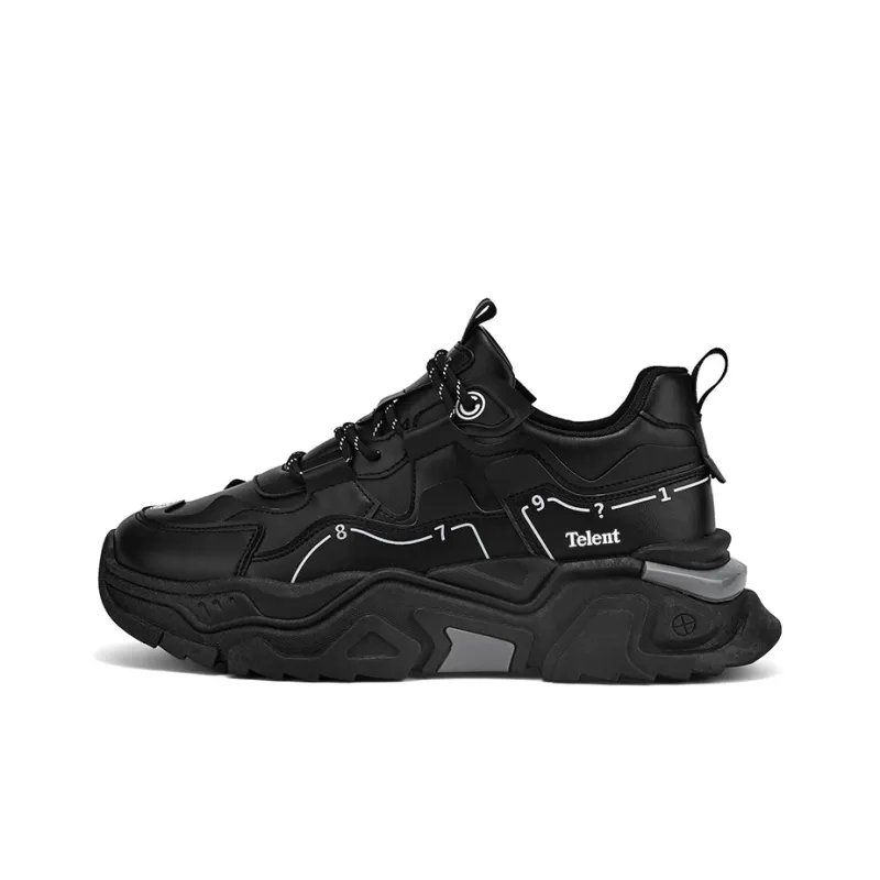 TELENT Slip Resistant, Abrasion Resistant, Waterproof Low Top Chunky Sneakers Men's-0