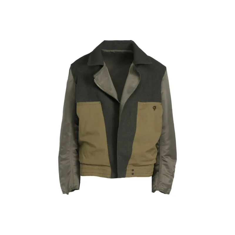 Yohji Yamamoto FW24 Ground Y Jackets & Coats Unisex Khaki Green-0