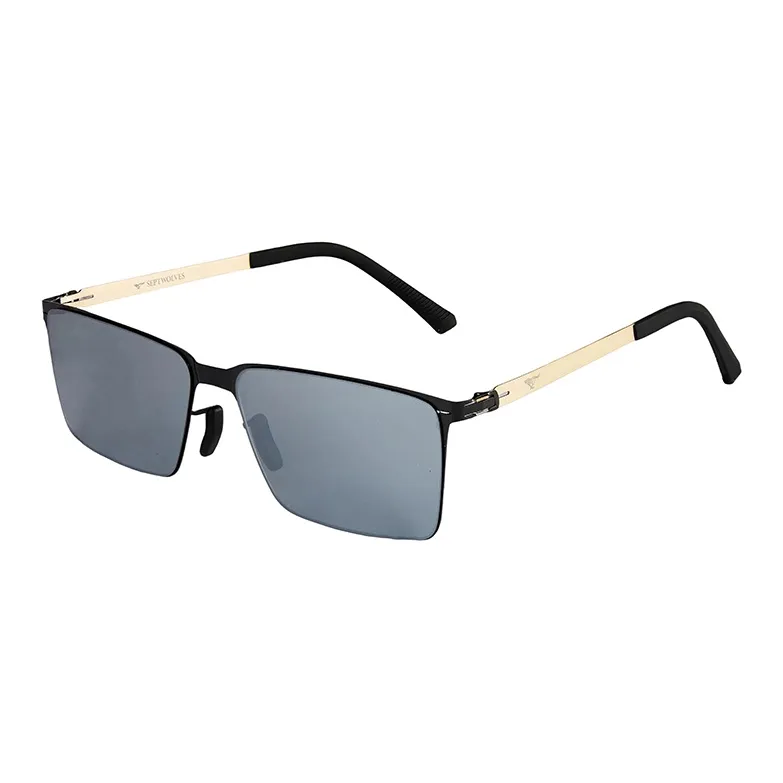 SEPTWOLVES Stainless Steel Square Sunglasses Unisex-7