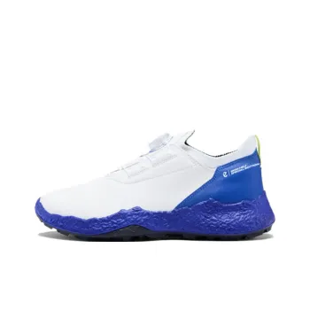 Ecco Walking BIOM H5 Low Top Golf Shoes Men's White Blue
