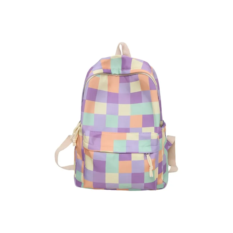 Gerlanx Nylon Backpack Women's Blue Green/Purple Pink/Blue Purple/Blue White-15