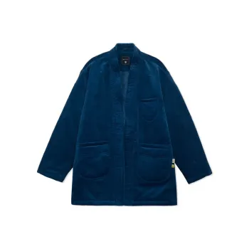 Steven Harrington X LINING Skateboard Parka Coats Men Blue