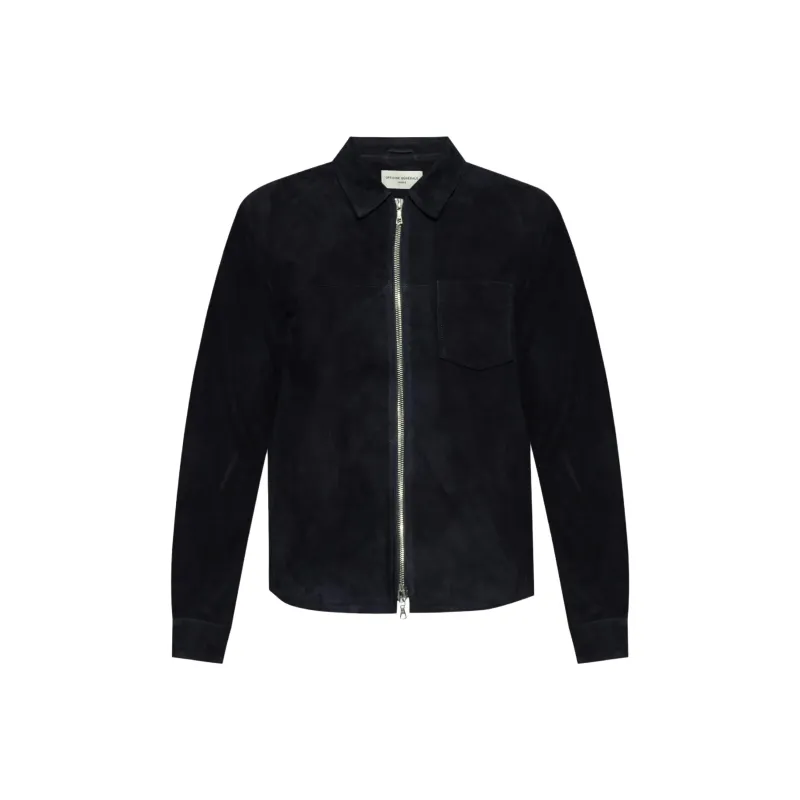 OFFICINE GENERALE Suede Jacket-0