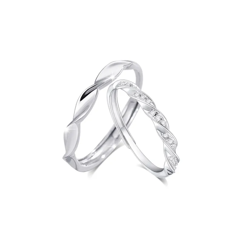 KUMET Sterling Silver Rings Unisex-0