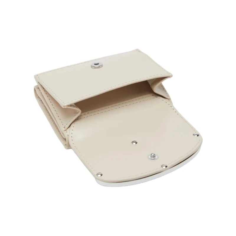 DIESEL Cow Leather Wallet Extra Small Women's Beige-3