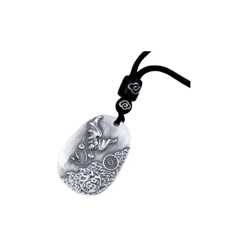 FUYUFU 999 Fine Silver Pendants Unisex-0