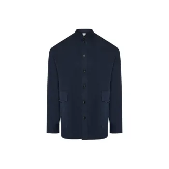 Bottega Veneta Jackets Coats Men's Blue