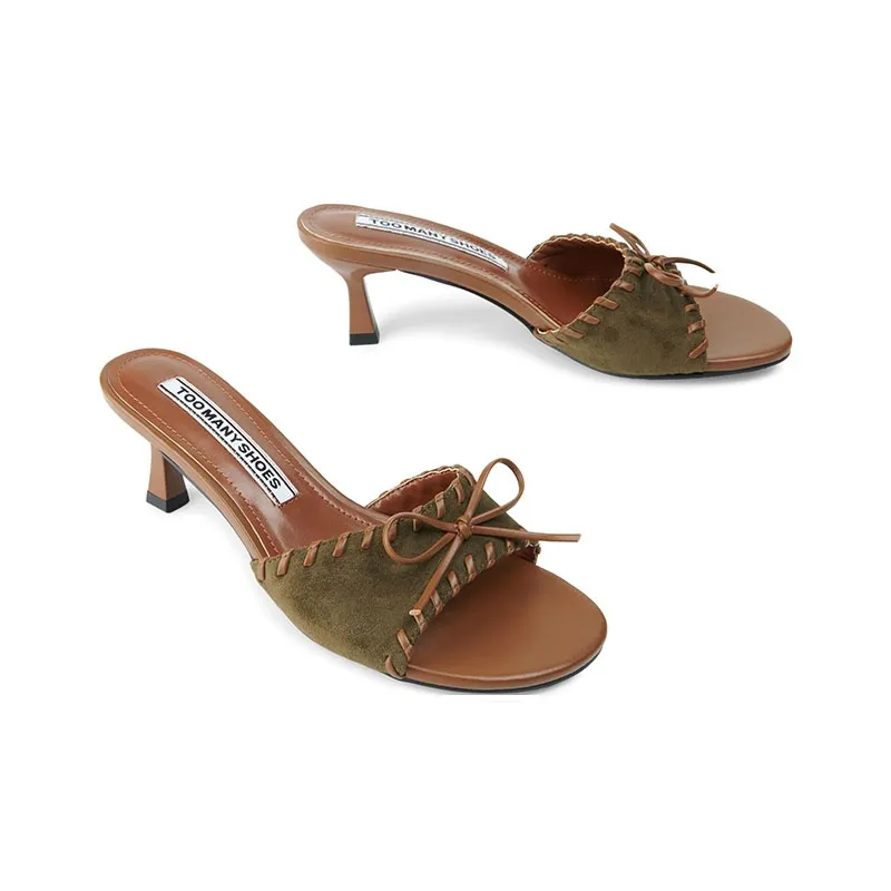 TOOMANYSHOES Slide Slippers Women's-18