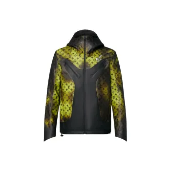 LOUIS VUITTON New Quarterly Products Of LV Leather Jackets Men Yellow Black