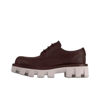 LOUIS VUITTON Checker Casual Shoes Men's Brown