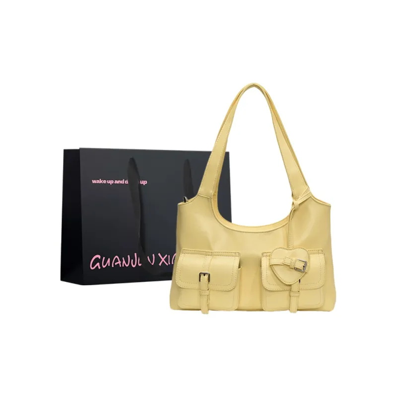 Champion Cub PU Shoulder Bag Women's White/Yellow/Blue/Black-4