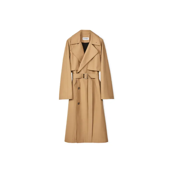 LOEWE Trench Coats Men Caramel-0