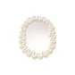 Round Cream White 18*23cm