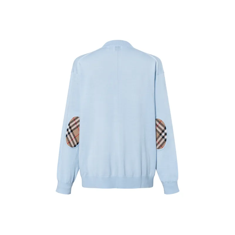 Burberry FW23 Knitwear Women's Light Gray Blue-1