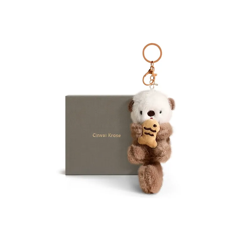 CinvaiKrose Plush Bag Accessory Women's Khaki/Gray/Brown-1