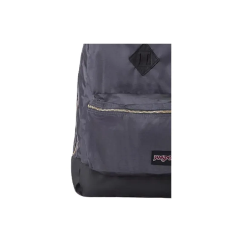 JanSport Fabric Backpack Medium Size Unisex Metallic Gray-3