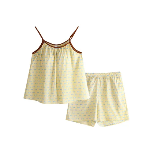 Xuan Liang Pajama Set Women's Cream Yellow