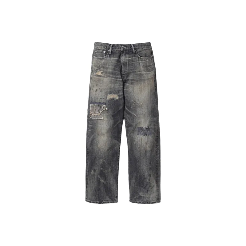 NEIGHBORHOOD Savage Denim Dp Wide Pants-4