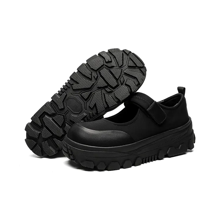 Rummaden Slip Resistant, Abrasion Resistant, Breathable, Lightweight Low Top Casual Shoes Unisex Black-7