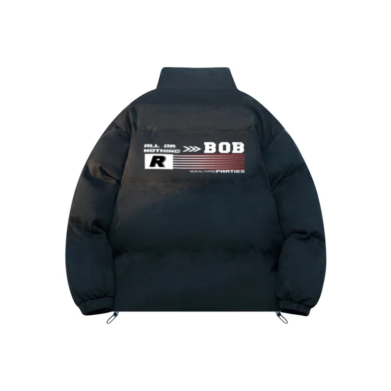 BOBBY ABLEY Suede Puffer Jacket Unisex-0