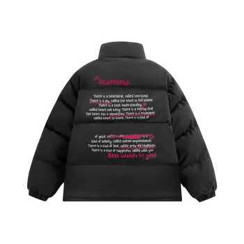 LA'T.WEEKEND Puffer Jacket Unisex Black