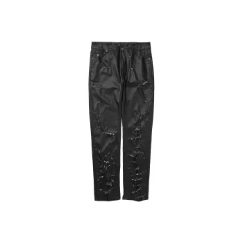 RASS Slim Fit Pants Jeans Unisex Black