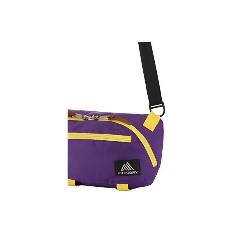 GREGORY Nylon Messenger Bag Shoulder Bag Medium Size Unisex Purple & Yellow-1