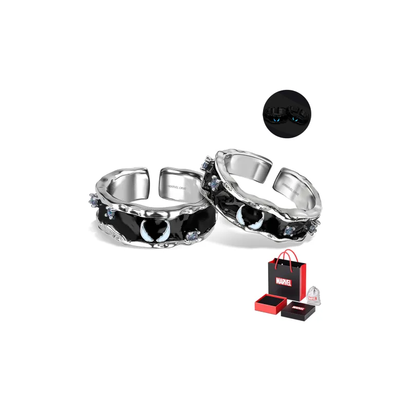 Disney Marvel Series Copper Rings Unisex Silver-14