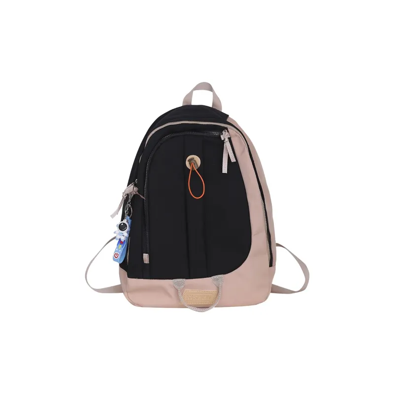 URBAN FOREST Nylon Backpack Unisex Ecru/Black/Burgundy/Jasper/Blue-6
