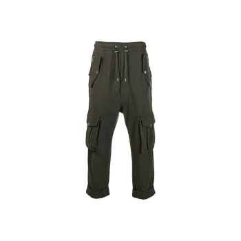 BALMAIN SS21 Cargo Pants Men's Green
