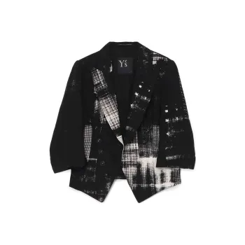 Yohji Yamamoto Copied Check print Blazer