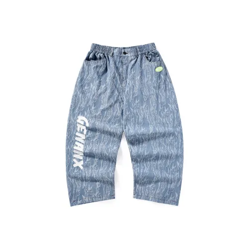 GENANX Straight Jeans Unisex Blue