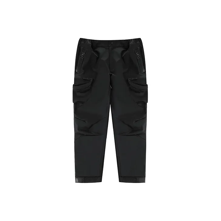 NORVINCY Western Outdoor Trendy Solid Color Cargo Pants Unisex-0