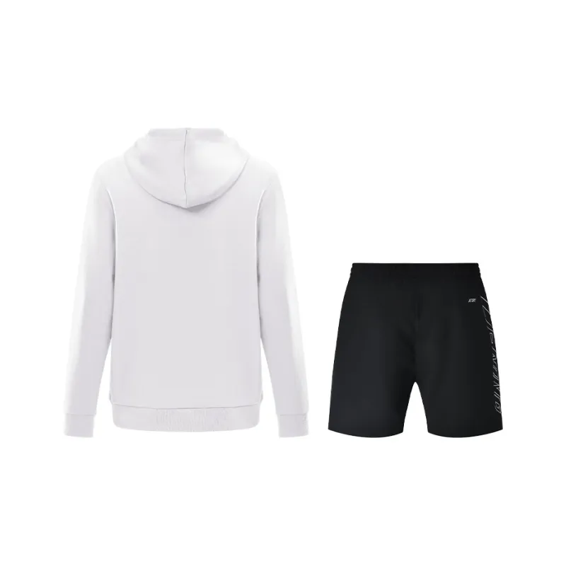 LiNing Casual Sportswear Unisex White Black-1