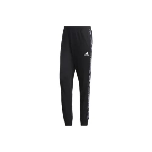 Adidas Knitted Sports Pants Men's Black