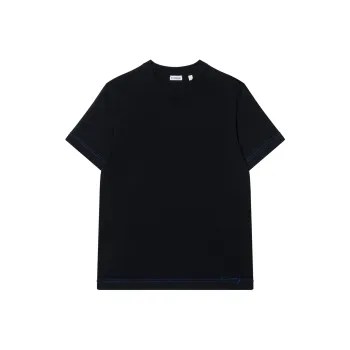 Burberry Logo Embroidered Crewneck T Shirt