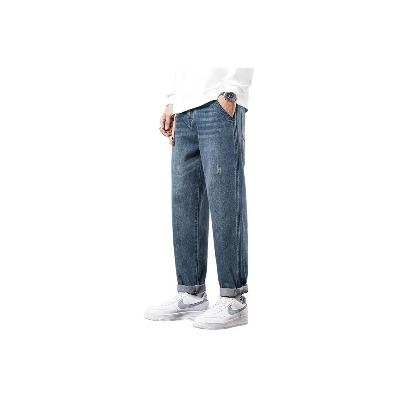 Tonlion Jeans Unisex Vintage Blue-15
