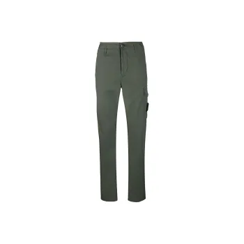 STONE ISLAND Cargo Pants Men Green