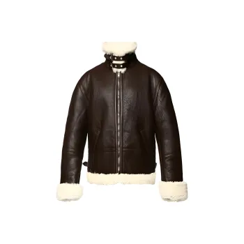Vetements Leather Jackets Unisex Dark Brown