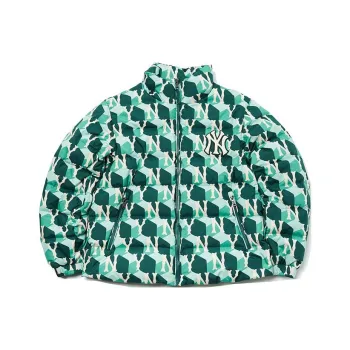 MLB Mlb Old Flower Down Jacket Unisex Green