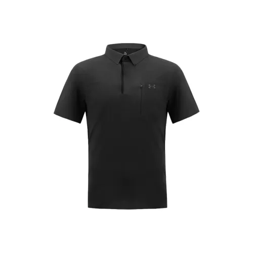 Under Armour SS25 Polo Shirt Men's Twilight Black