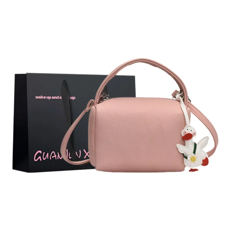 Champion Cub PU Handbag Women's Ecru/Pink/Yellow/Black-3